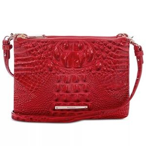 Brahmin Red Peri Crossbody